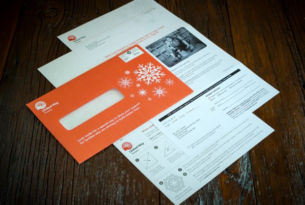 United Way Toronto Holiday Special Appeal Direct Mail